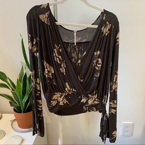 Free People floral blouse